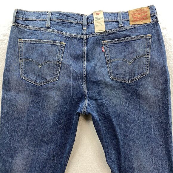 Levi's 541 Athletic Taper Jeans Men 46x28 Blue Stretch Big & Tall American Denim - Picture 10 of 14